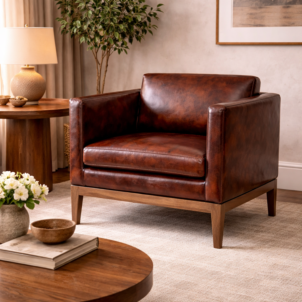 Bucharest Leather Sofa - Image 2