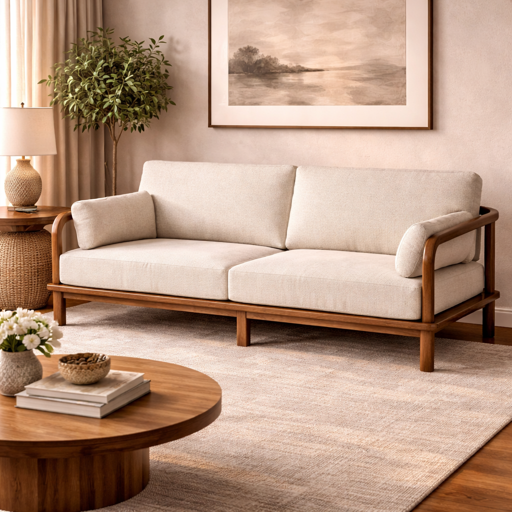 Sicily Fabric Sofa - Image 3