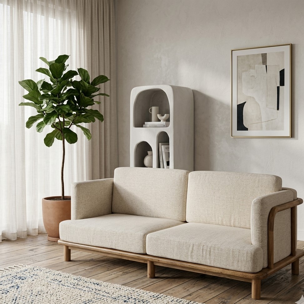Sicily Fabric Sofa - Image 2