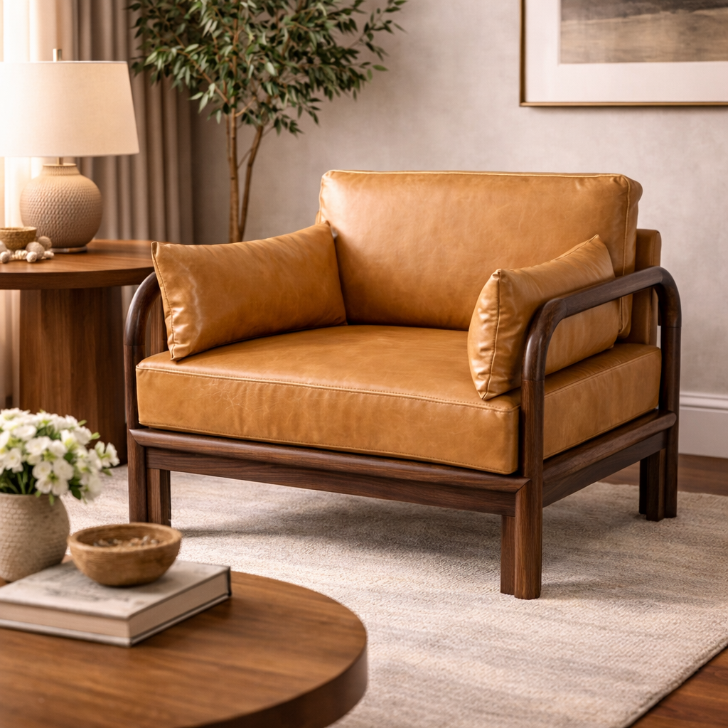 Budapest Leather Sofa - Image 2