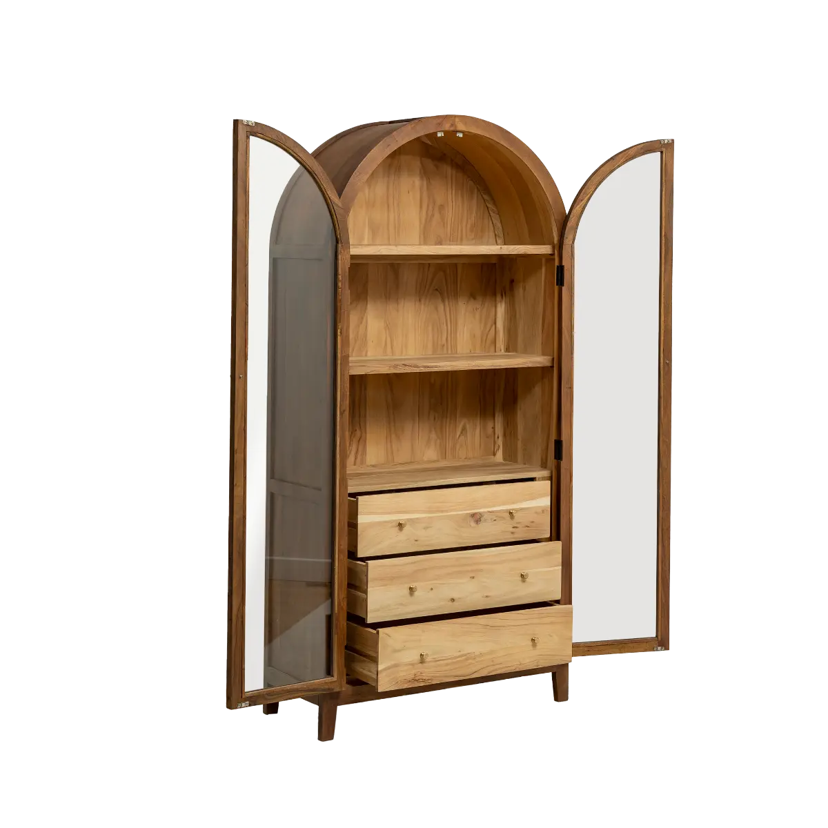 Deven acacia wood display case - Image 4