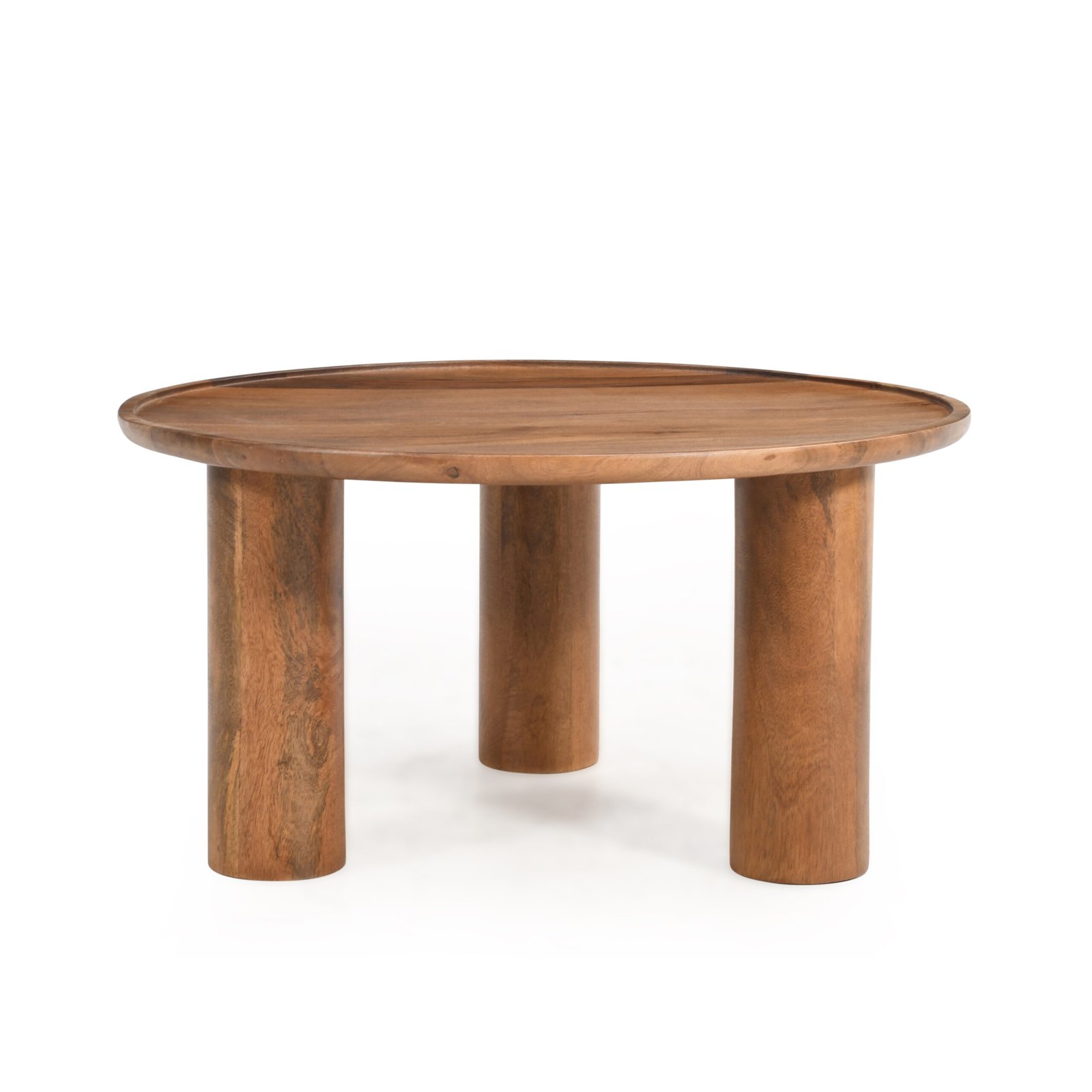 Lama Premium Solid Wood Coffee Table Teak Finish - Image 4