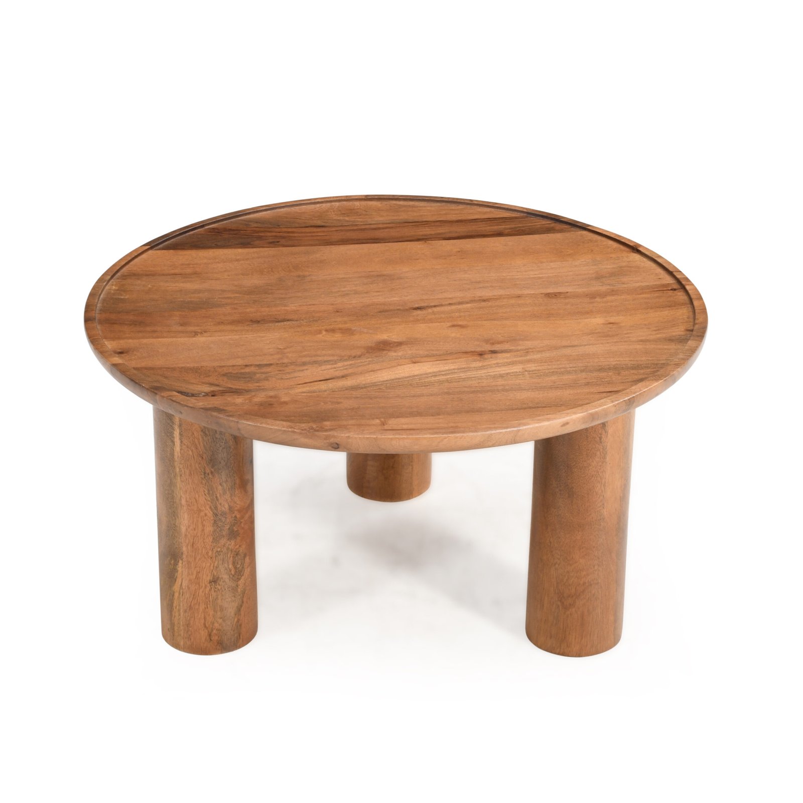 Lama Premium Solid Wood Coffee Table Teak Finish - Image 5
