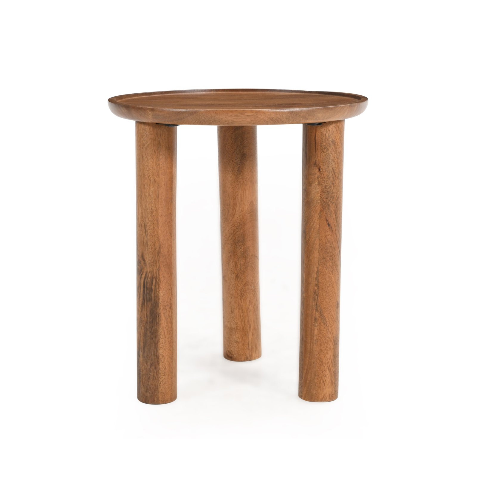Lama Premium Solid Wood End Table Teak Finish - Image 5
