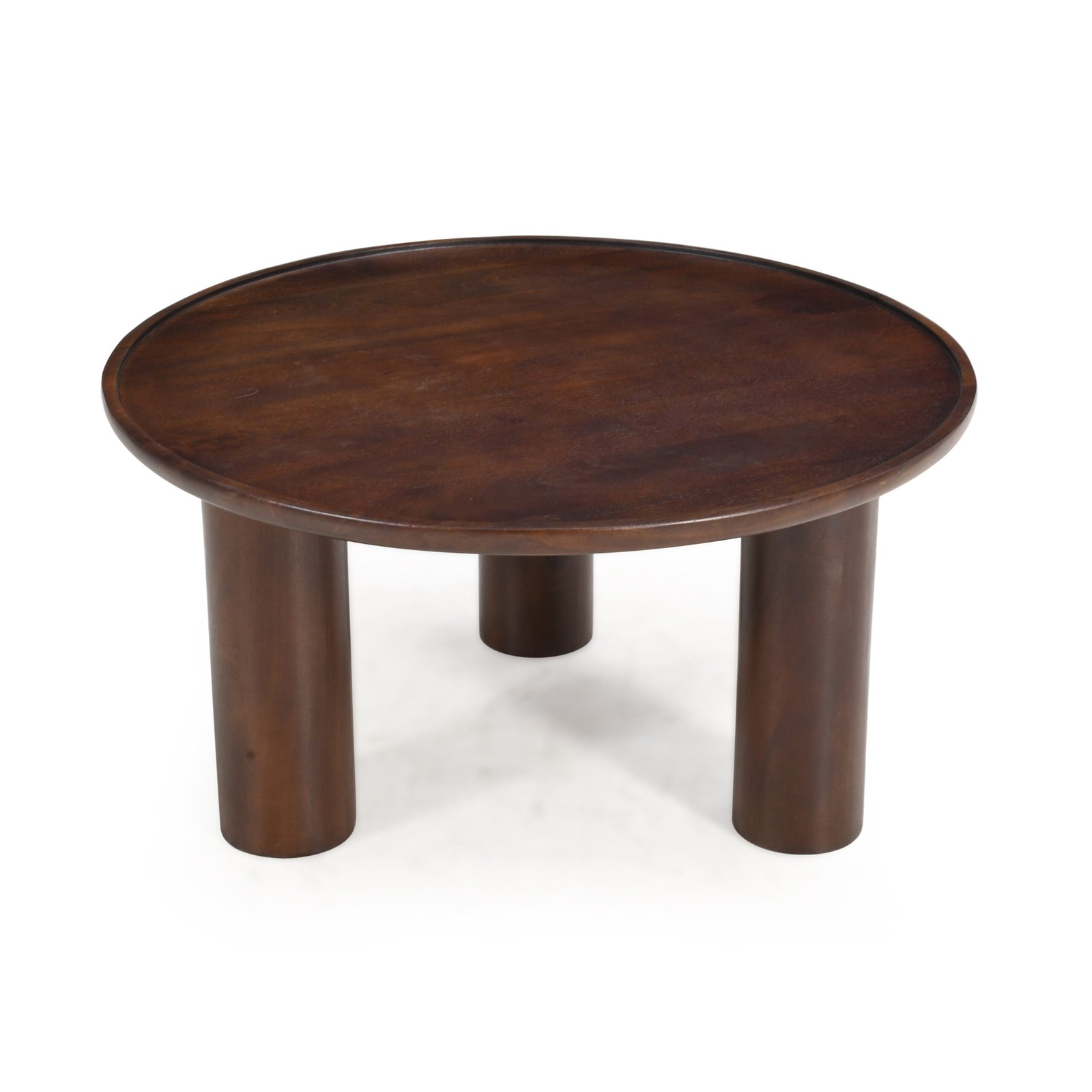 Lama Premium Solid Wood Coffee Table Walnut Finish - Image 5