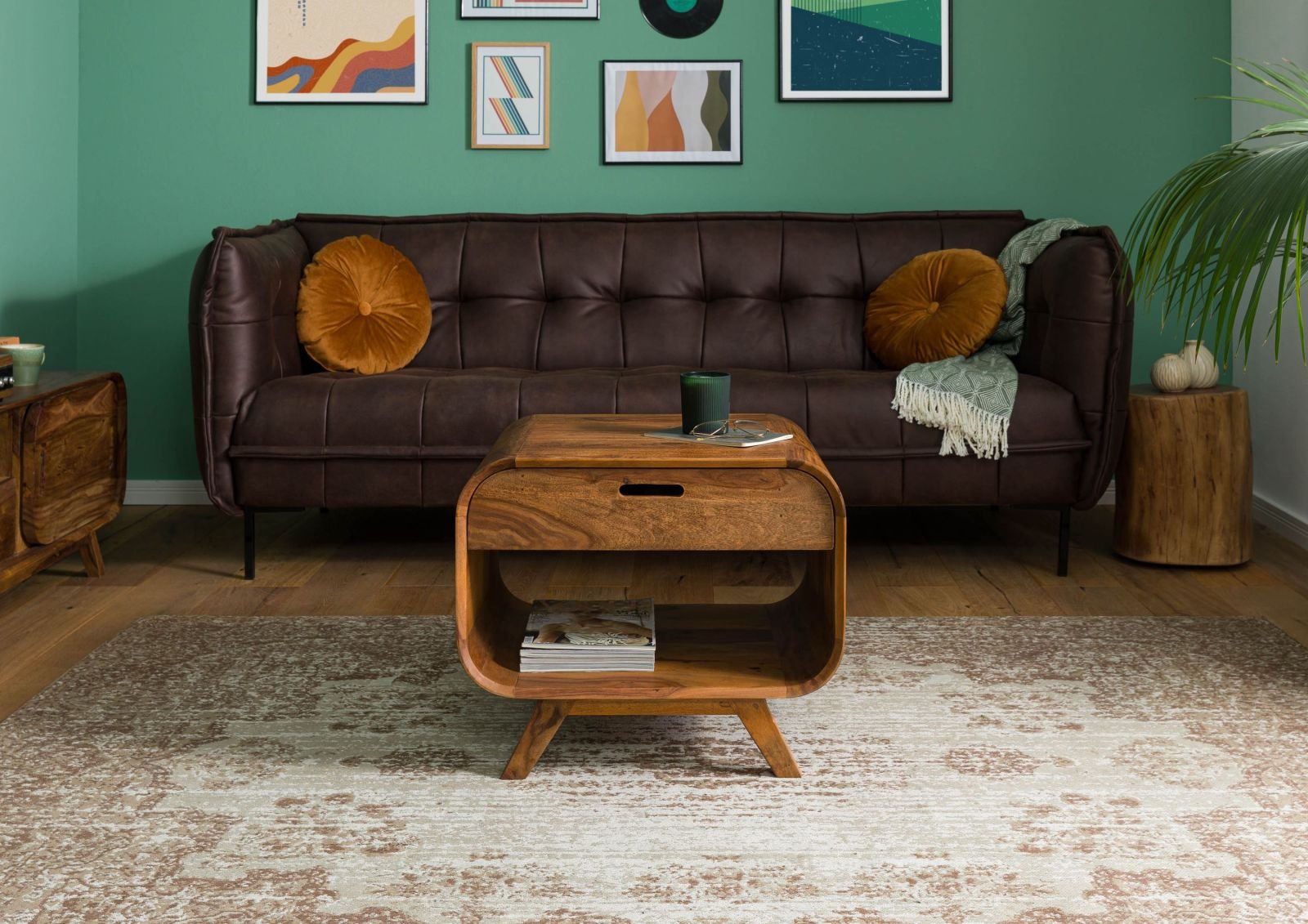Corbett Sheesham Wood Coffee Table #05