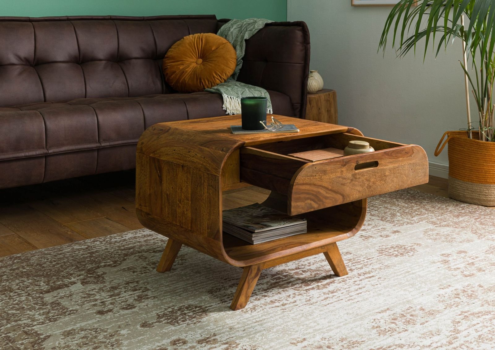 Corbett Sheesham Wood Coffee Table #05 - Image 4