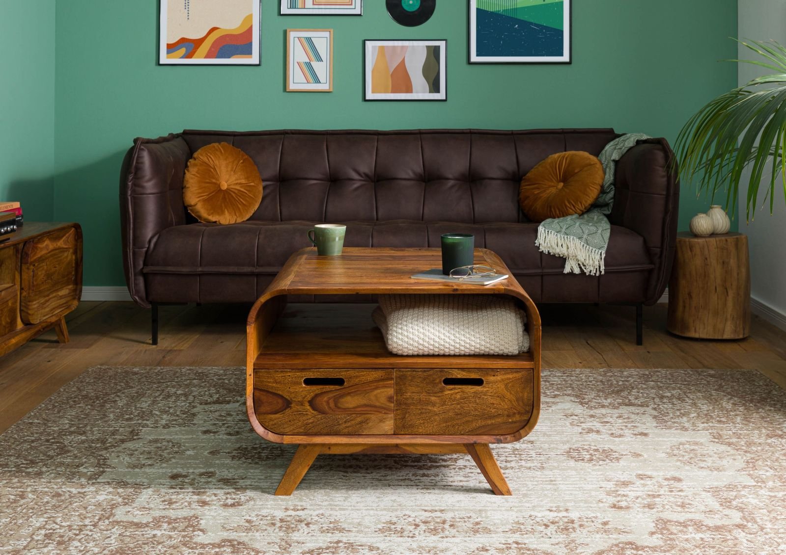 Corbett Sheesham Wood Coffee Table #06