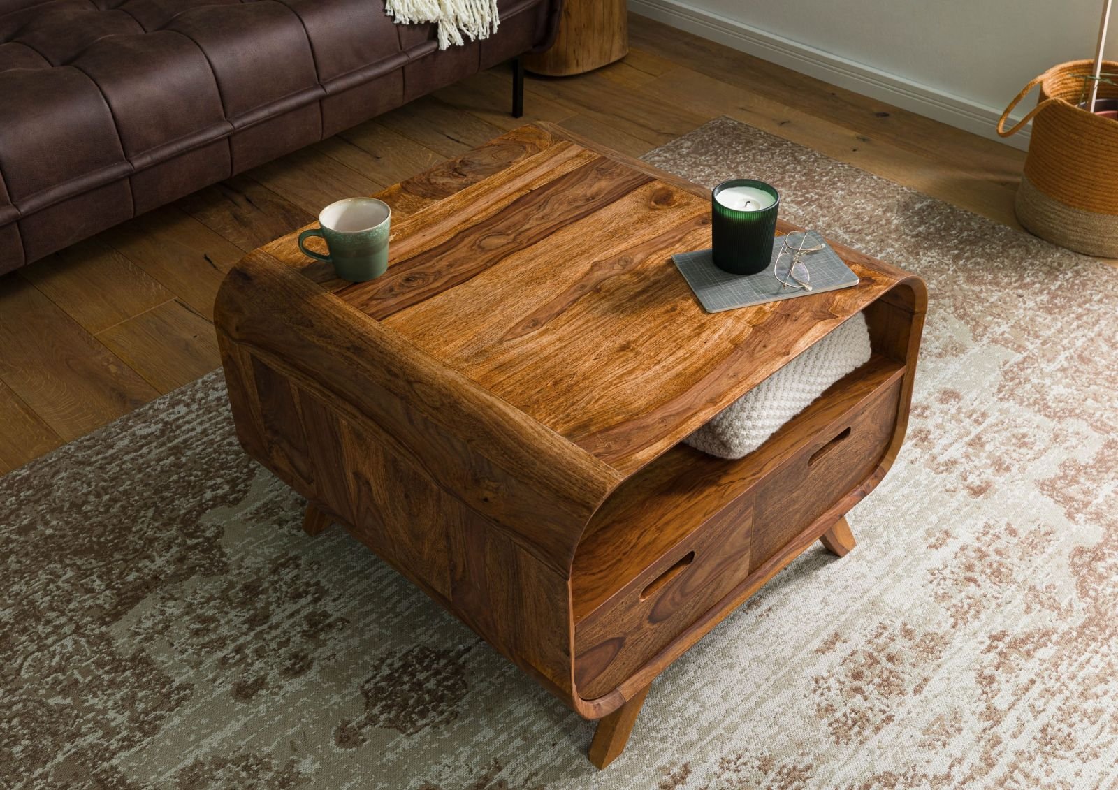 Corbett Sheesham Wood Coffee Table #06 - Image 2