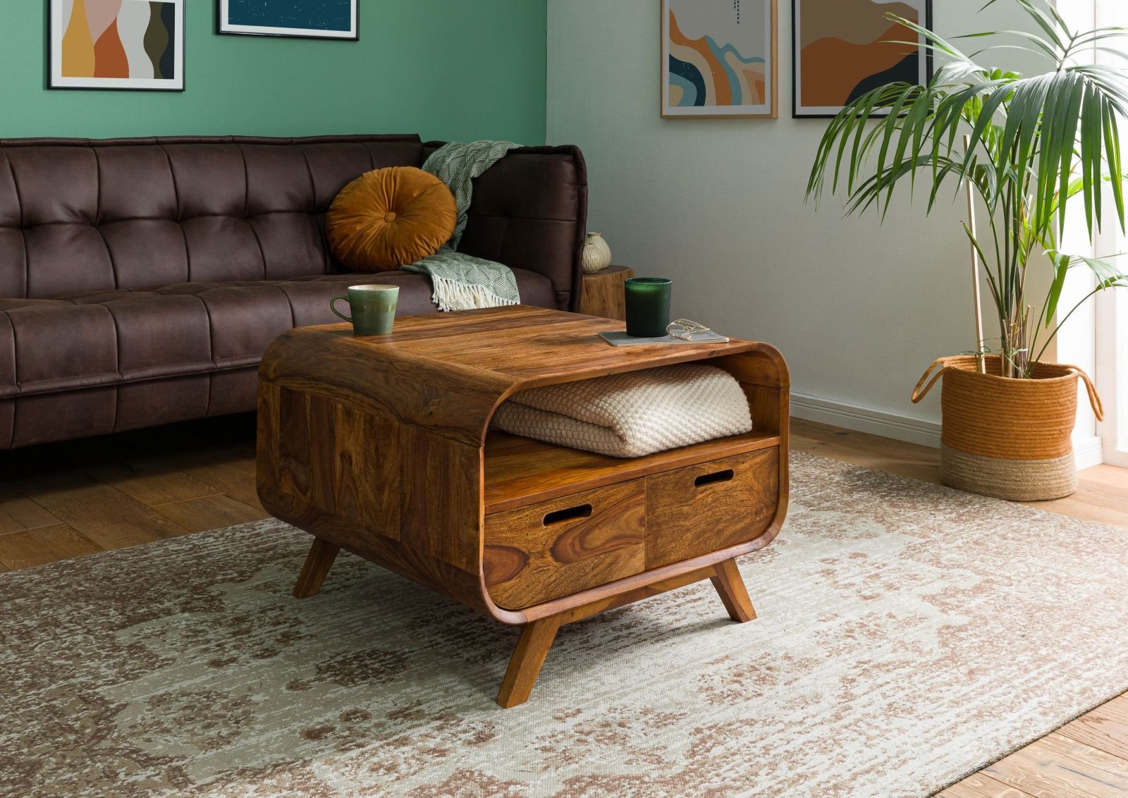 Corbett Sheesham Wood Coffee Table #06 - Image 3