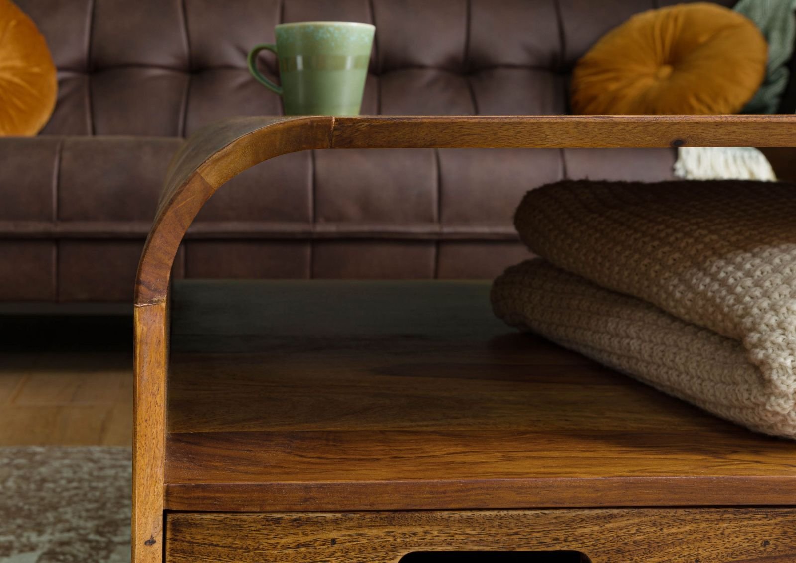 Corbett Sheesham Wood Coffee Table #06 - Image 5
