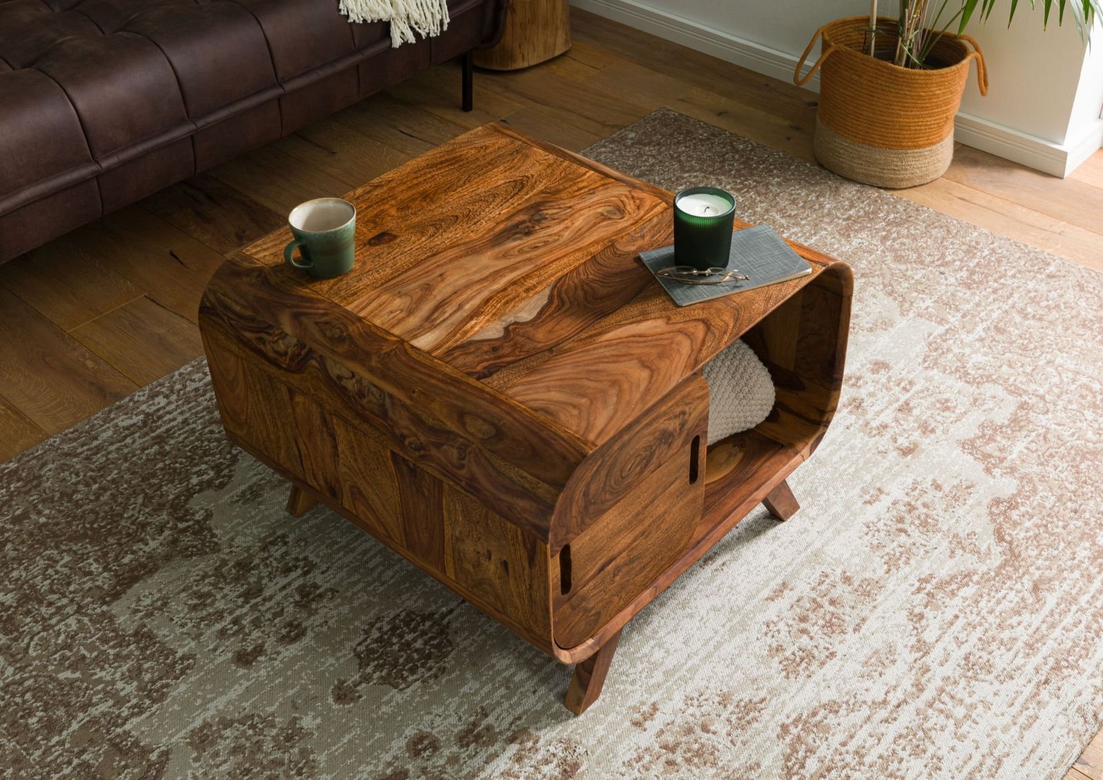 Corbett Sheesham Wood Coffee Table #03 - Image 2