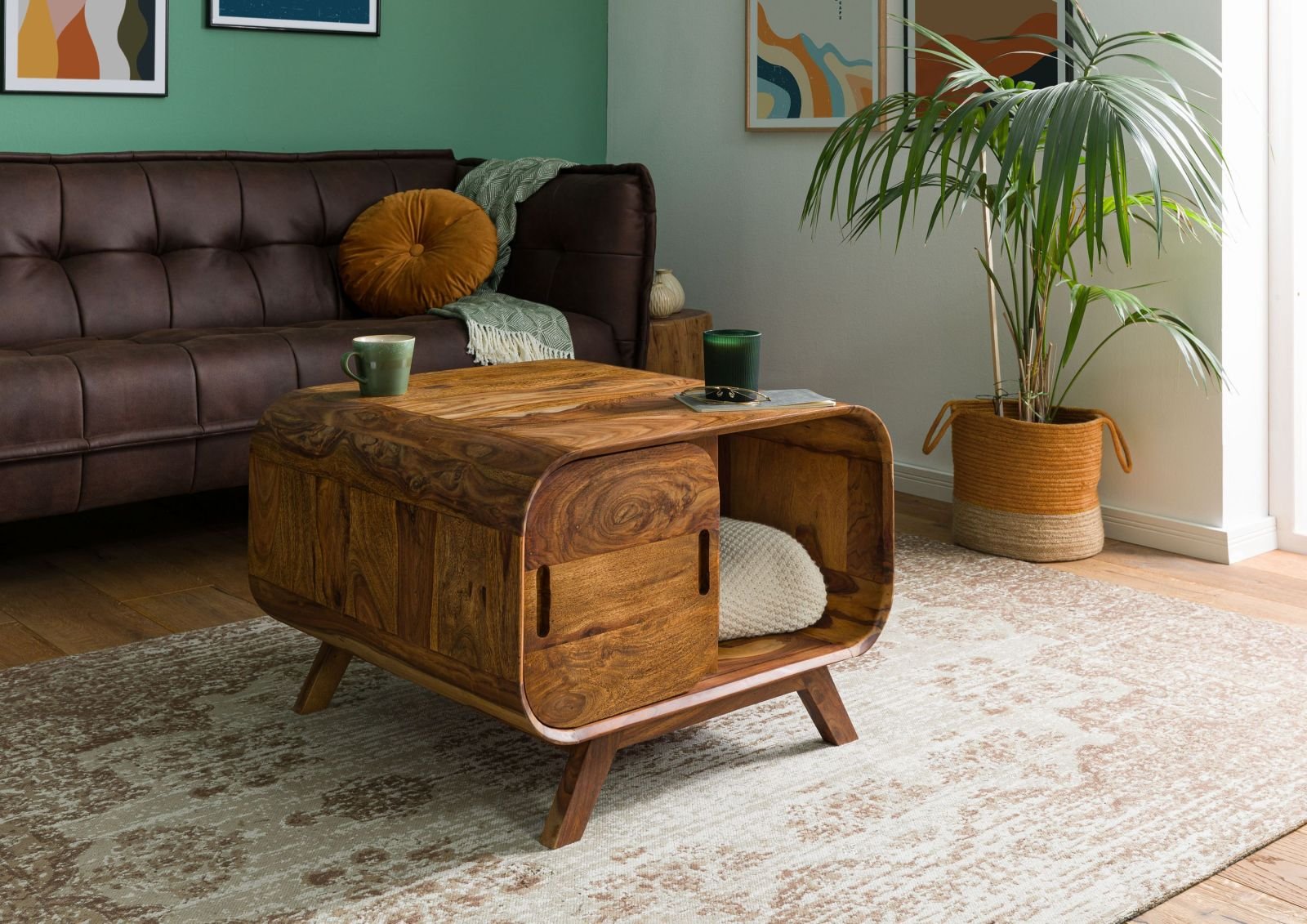 Corbett Sheesham Wood Coffee Table #03 - Image 3