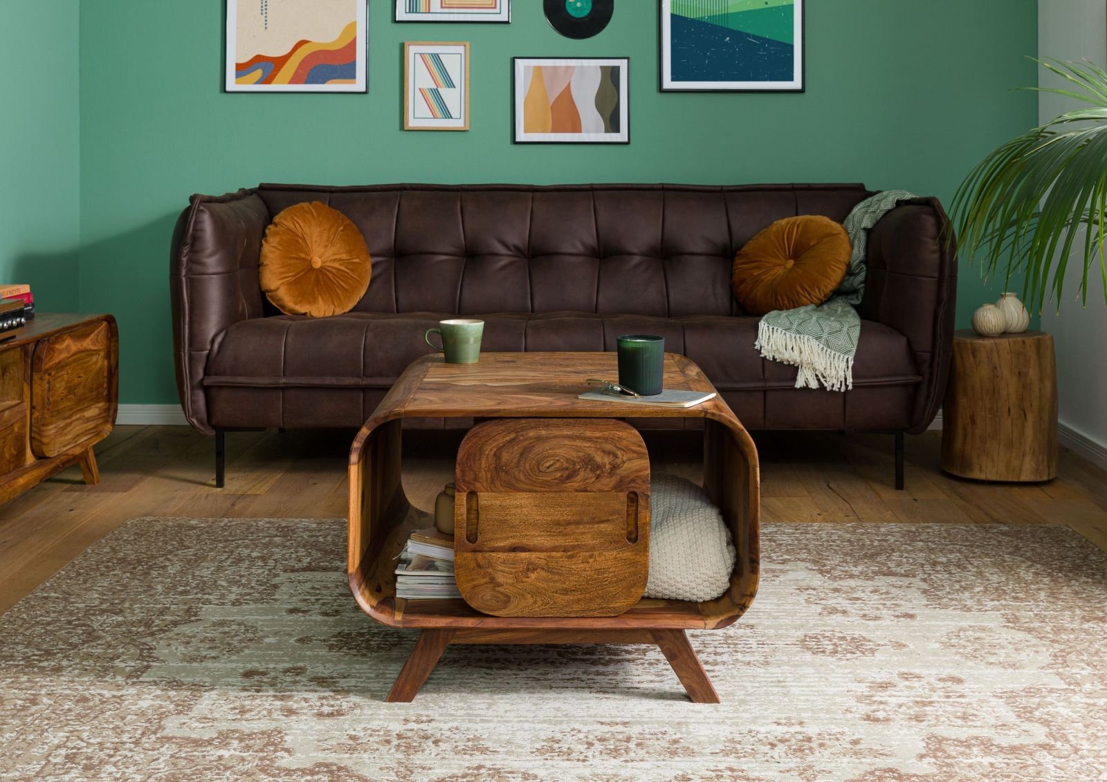 Corbett Sheesham Wood Coffee Table #03