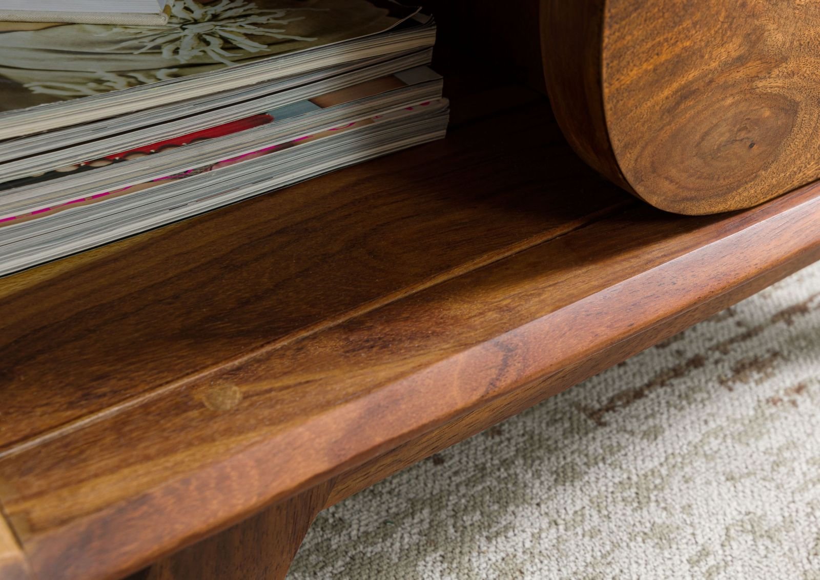 Corbett Sheesham Wood Coffee Table #03 - Image 5