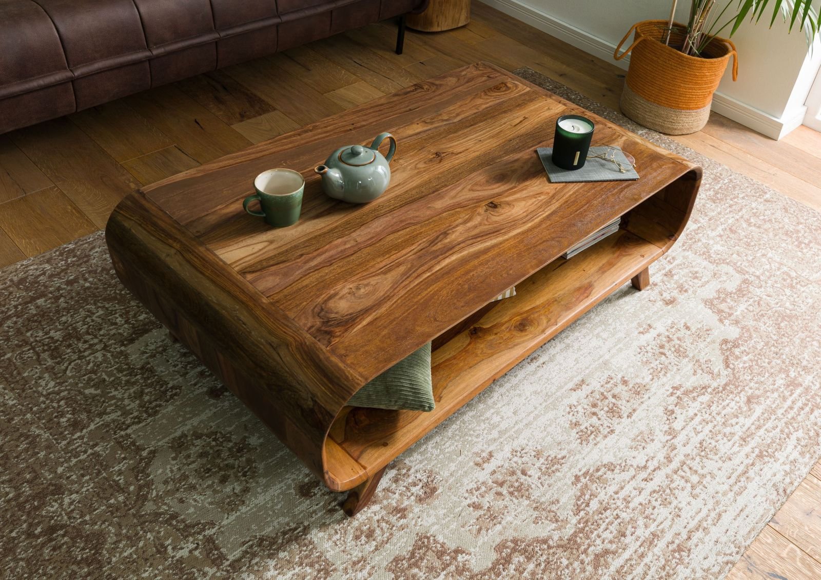 Corbett Sheesham Coffee Table - Image 2
