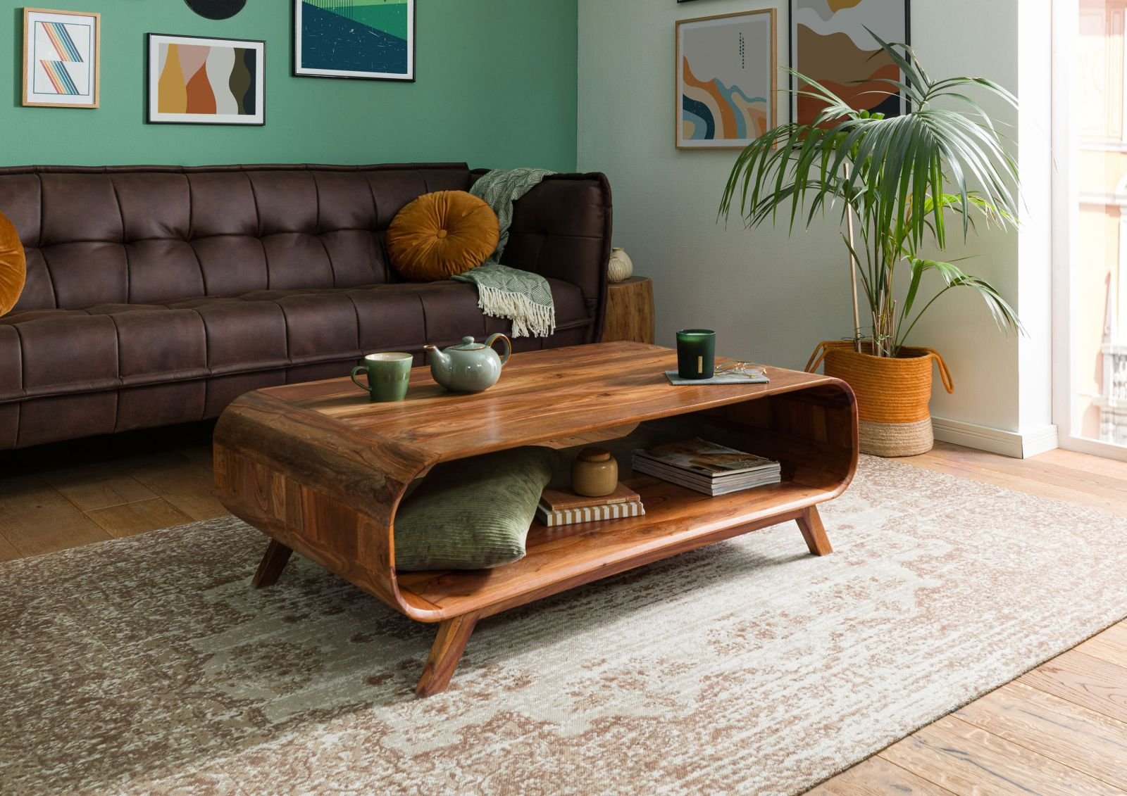Corbett Sheesham Coffee Table - Image 3