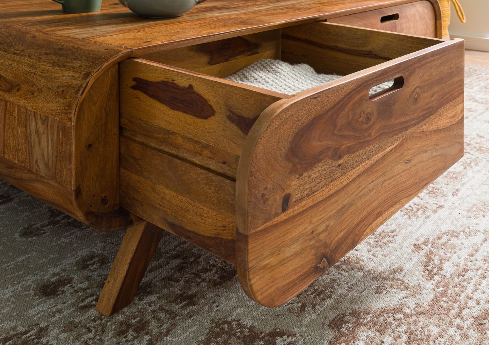 Corbett Sheesham Wood Coffee Table #04 - Image 5