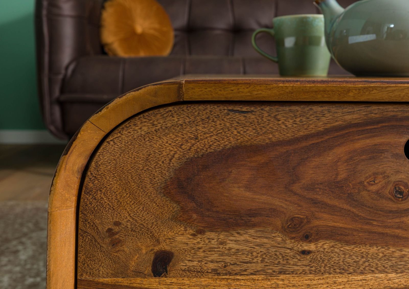Corbett Sheesham Wood Coffee Table #04 - Image 6