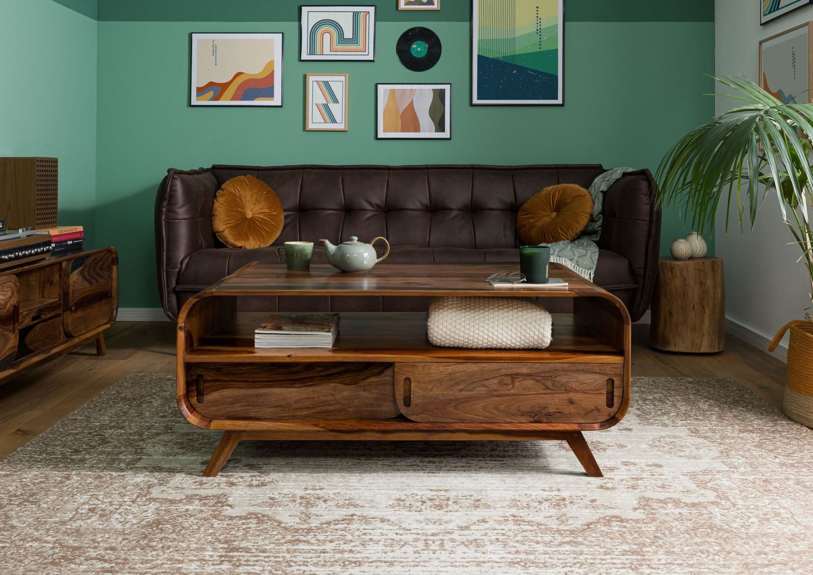 Corbett Sheesham Wood Coffee Table #03