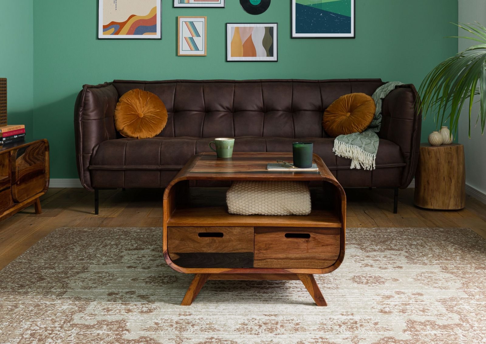 Corbett Sheesham Coffee Table #16