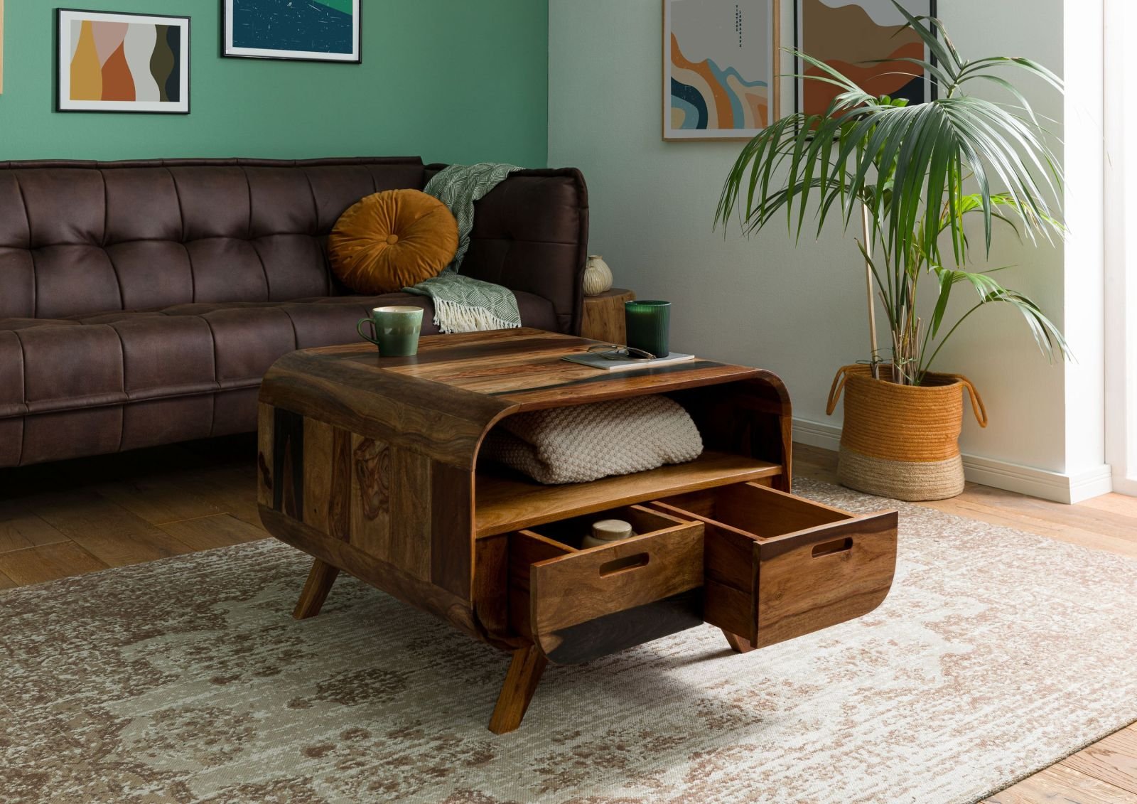 Corbett Sheesham Coffee Table #16 - Image 4