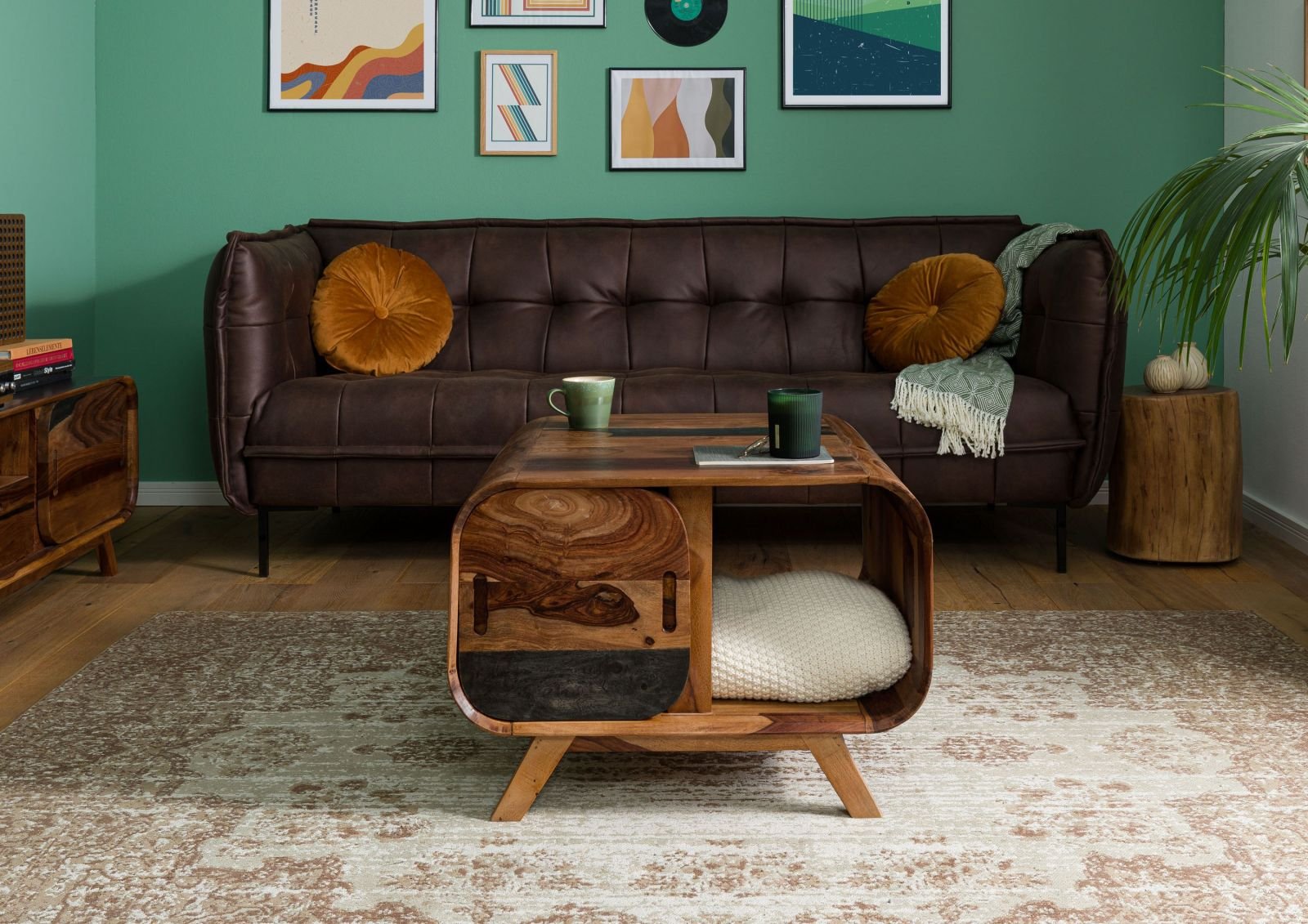 Corbett Sheesham Wood Coffee Table #02