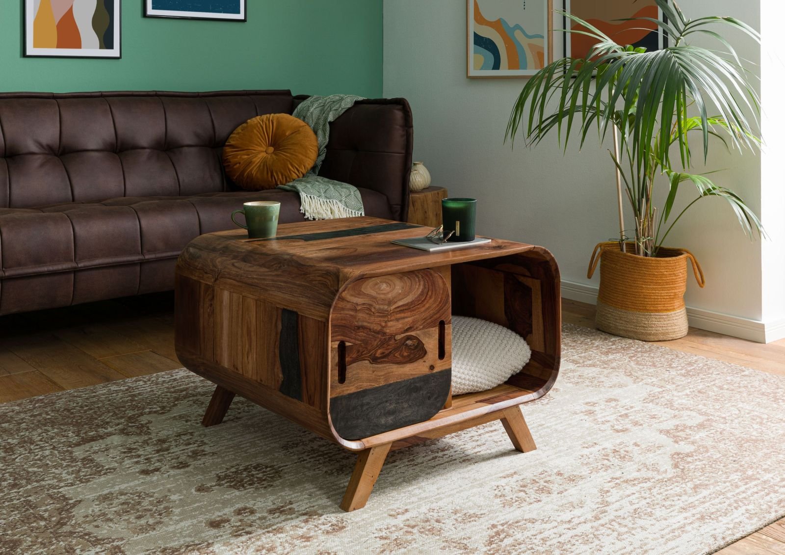 Corbett Sheesham Wood Coffee Table #02 - Image 2