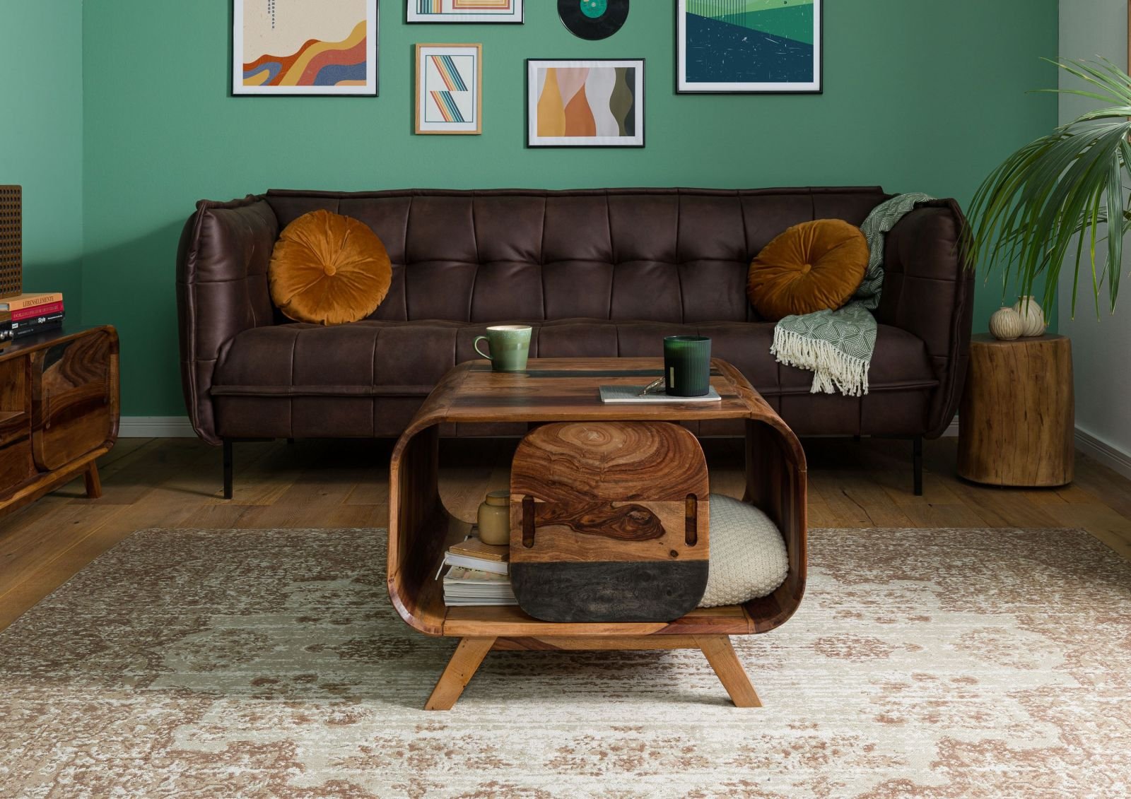 Corbett Sheesham Wood Coffee Table #02 - Image 4