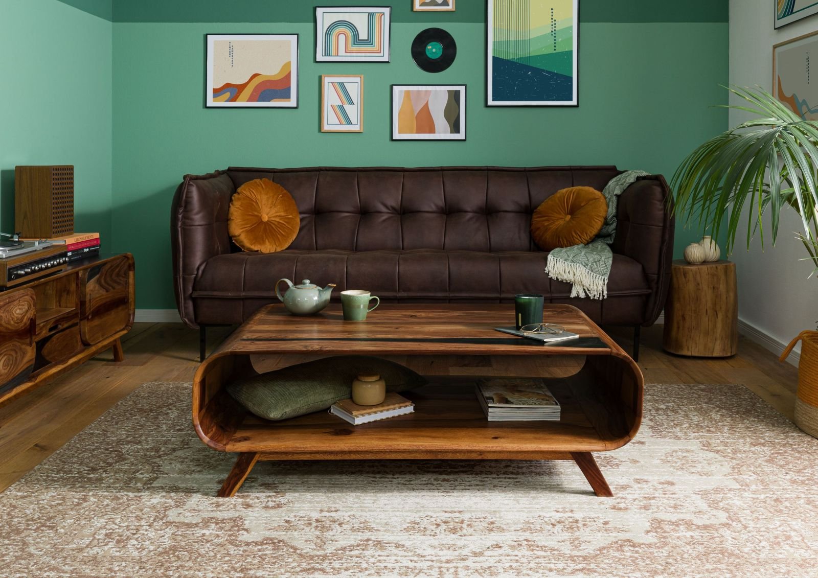 Corbett Sheesham Wood Coffee Table