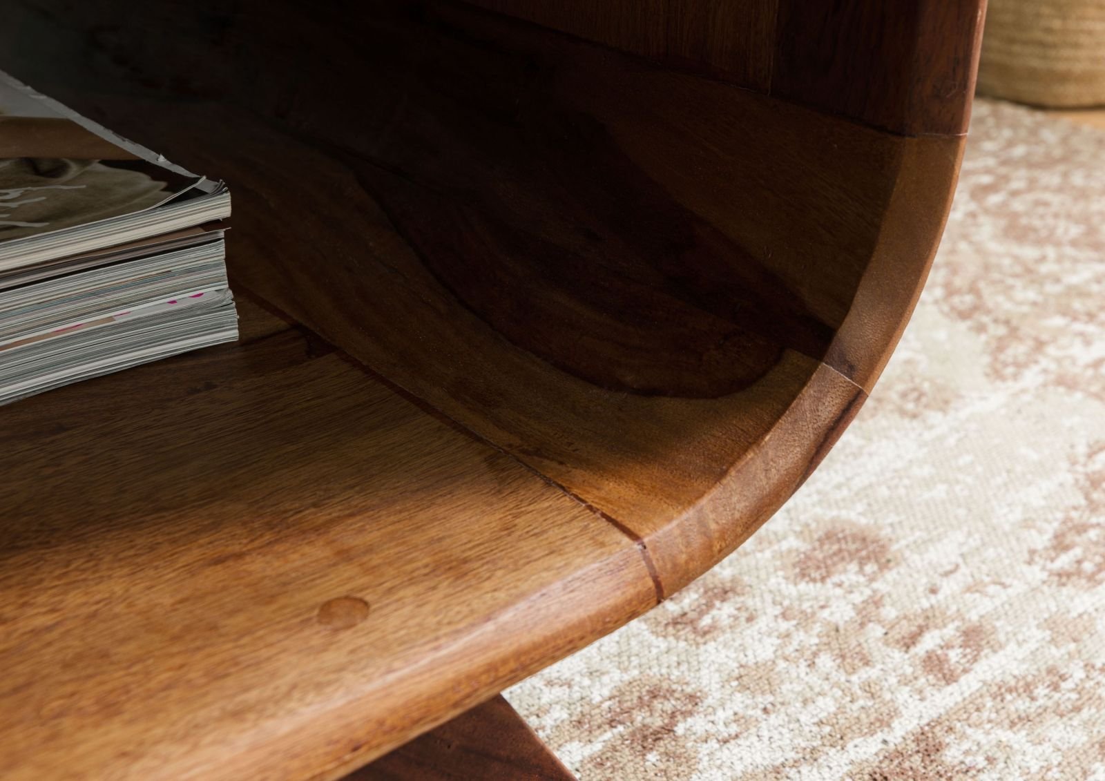 Corbett Sheesham Wood Coffee Table - Image 4