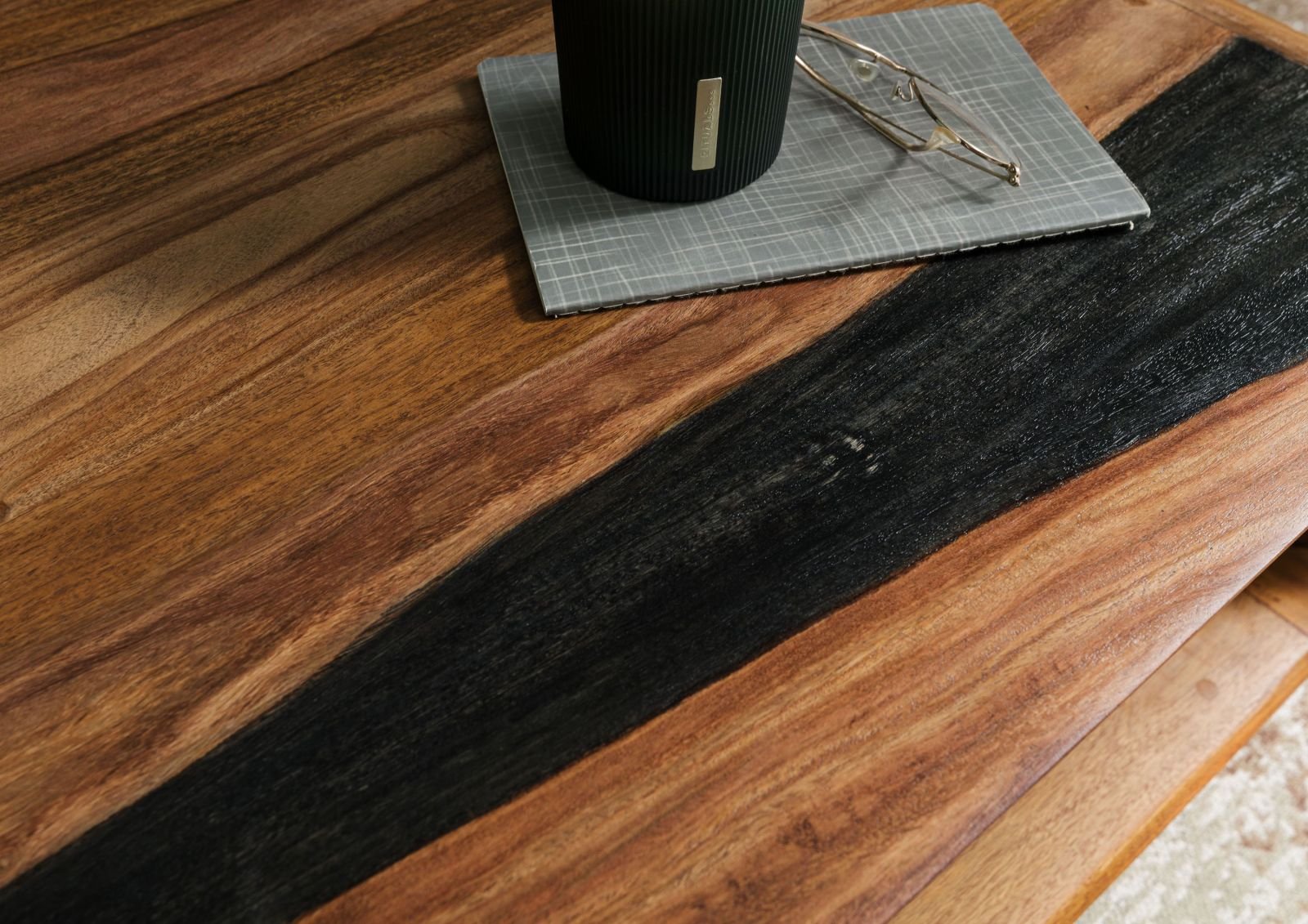 Corbett Sheesham Wood Coffee Table - Image 7