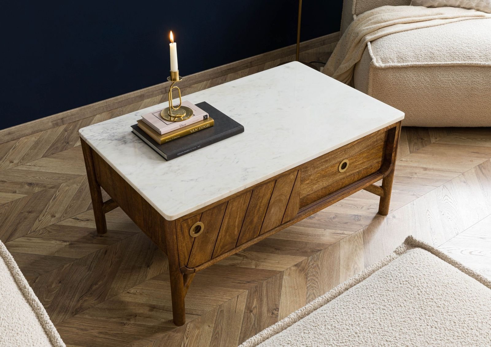 Darien Mango Wood Coffee Table #02 - Image 2