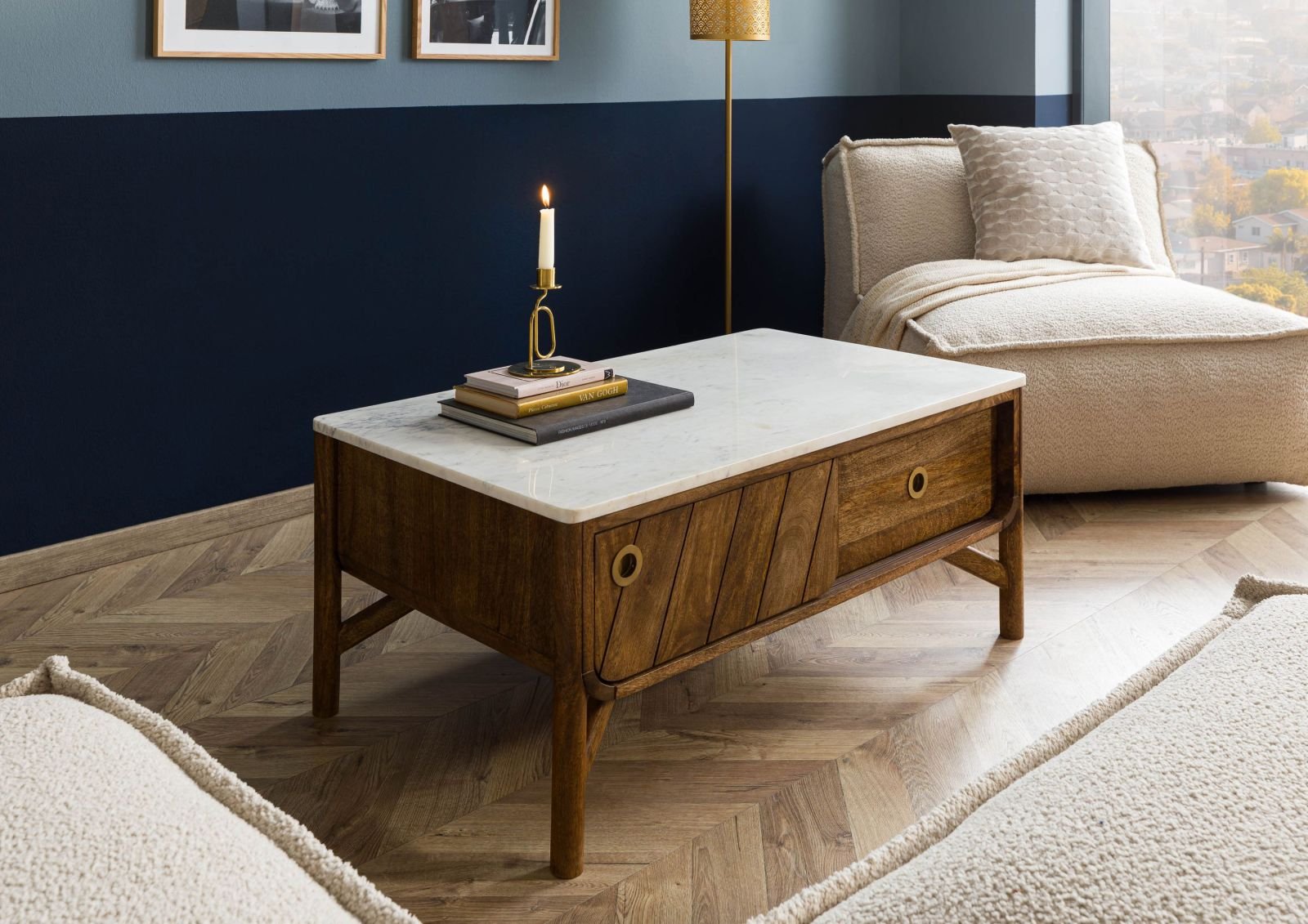 Darien Mango Wood Coffee Table #02 - Image 3
