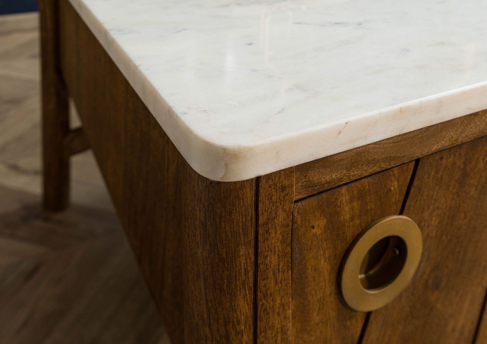 Darien Mango Wood Coffee Table #02 - Image 6
