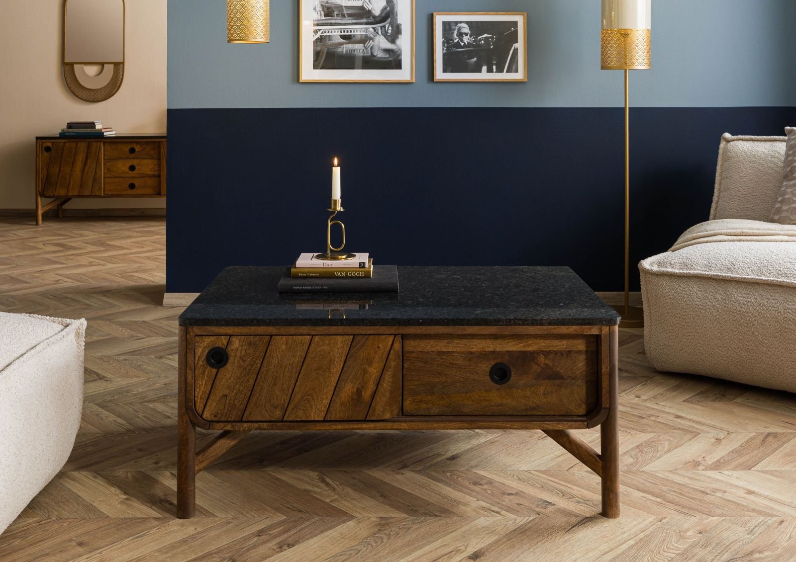 Darien Mango Wood Coffee Table