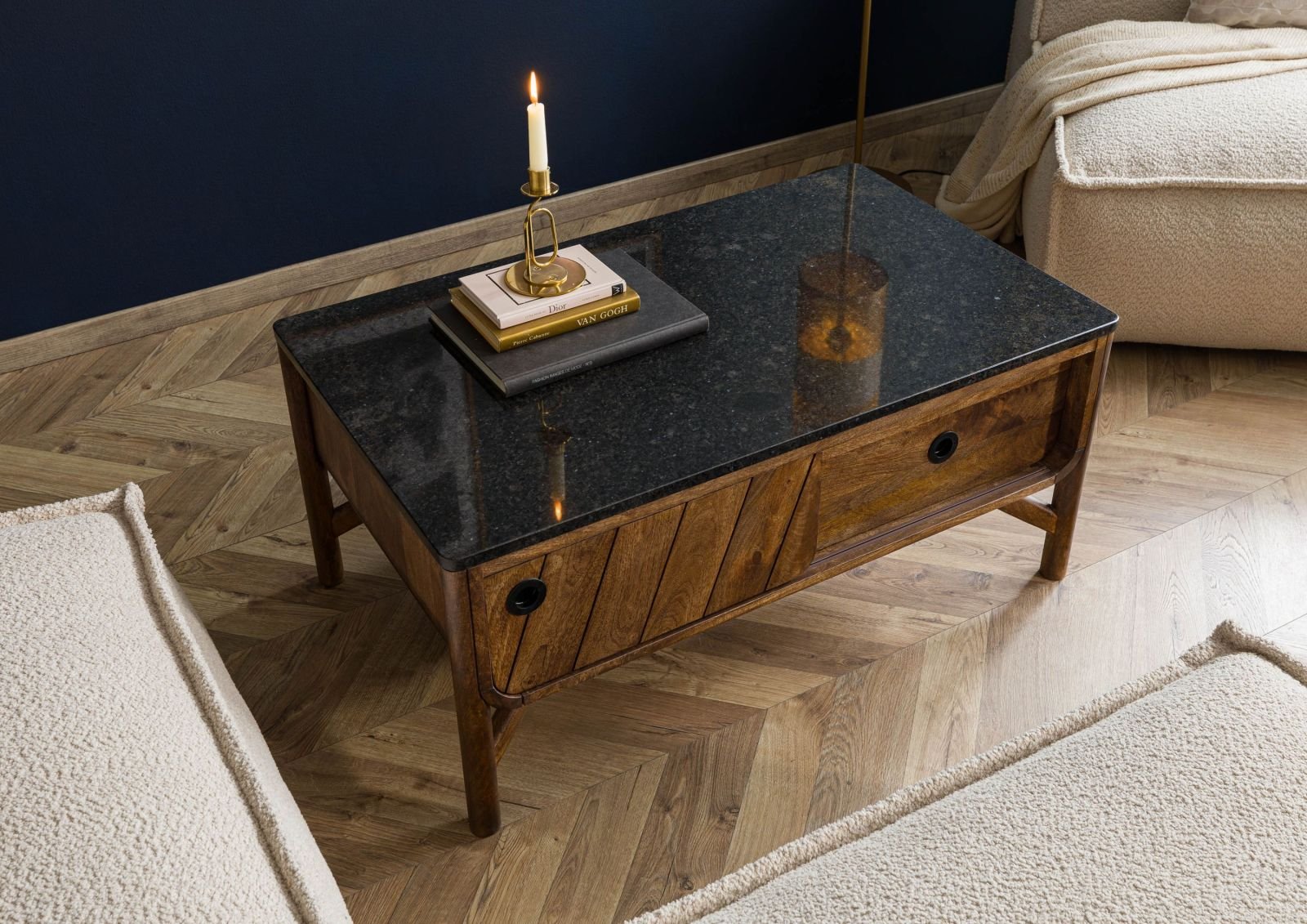 Darien Mango Wood Coffee Table - Image 2