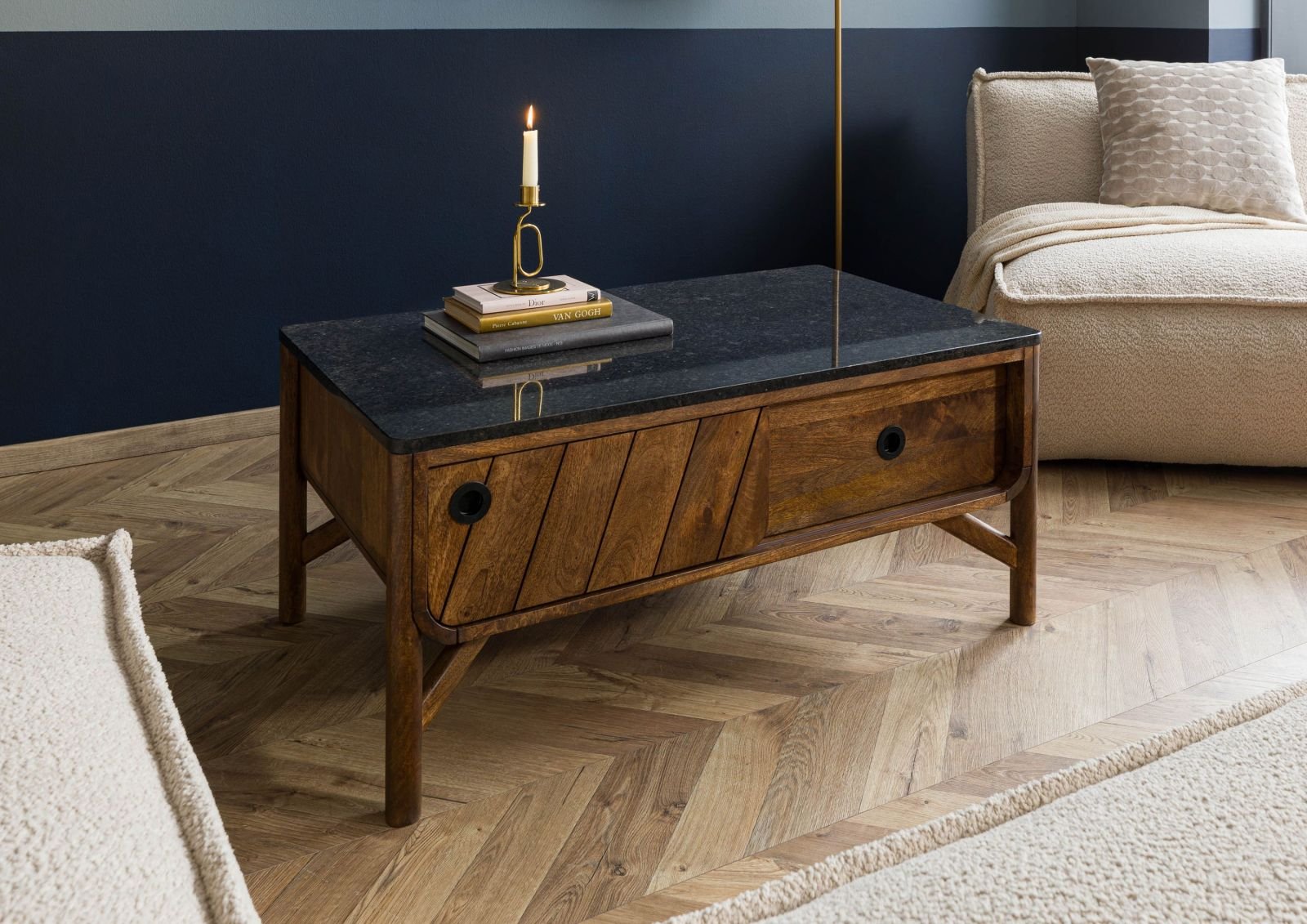 Darien Mango Wood Coffee Table - Image 3
