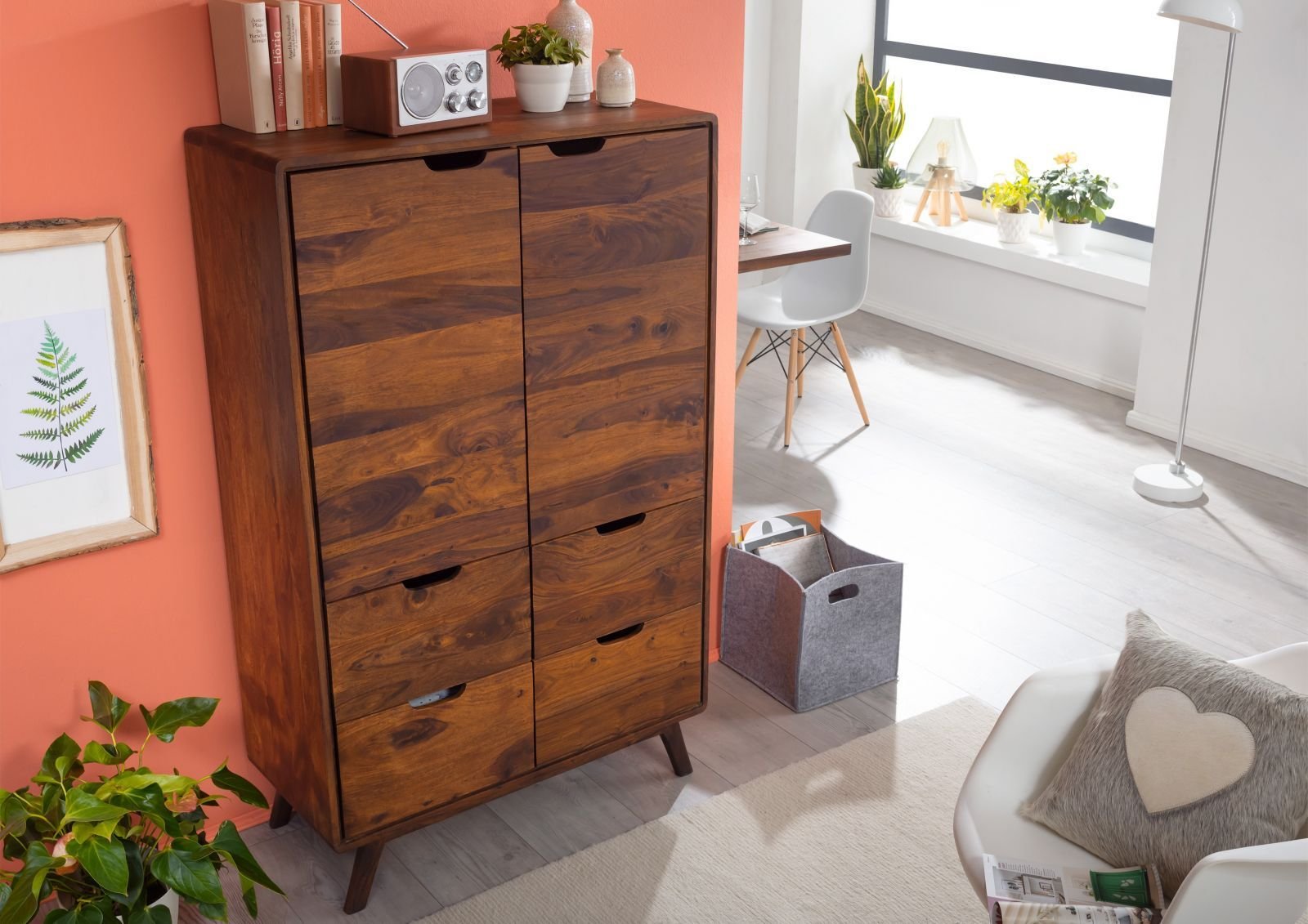 Autumn Sheesham Chest of Drawers - Image 3