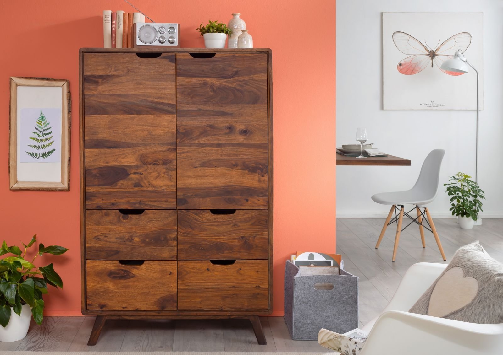 Autumn Sheesham Chest of Drawers - Image 4