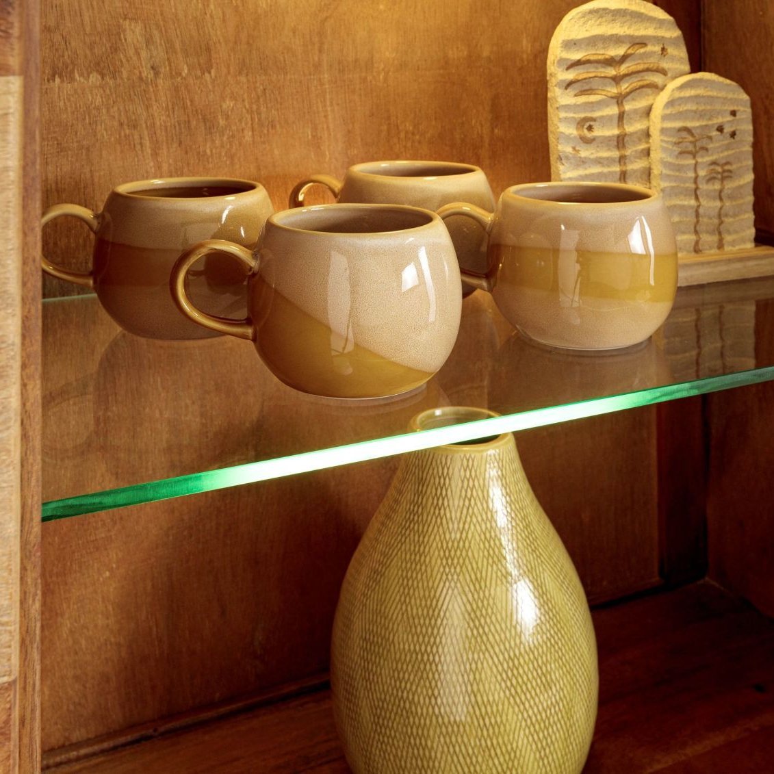 Ranthambhor Sheesham Wood Display Cabinet - Image 5