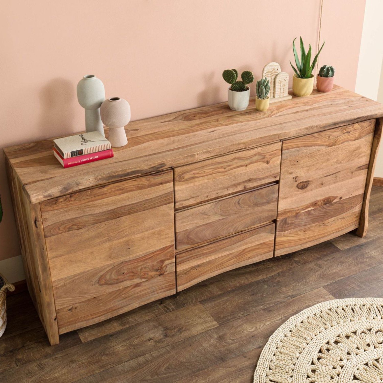 Ranthambhor Sheesham Wood Sideboard - Image 2