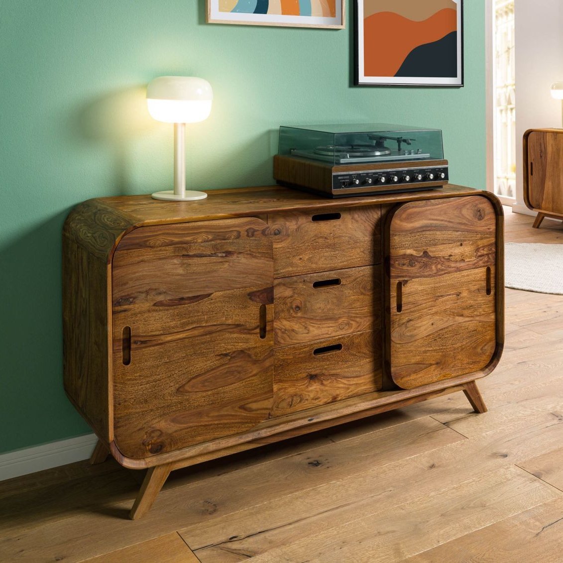 Corbett Sheesham Wood Sideboard #19 - Image 3
