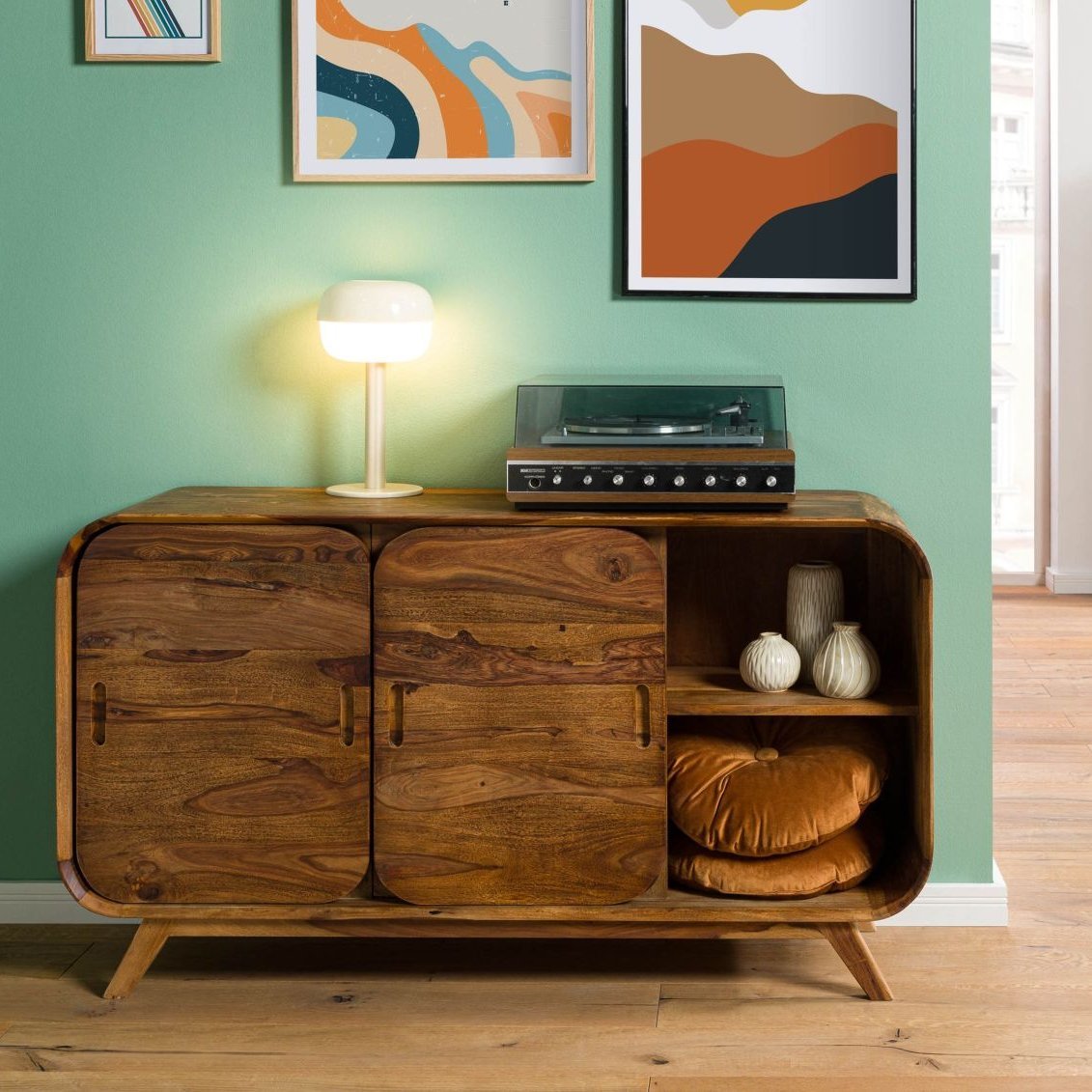 Corbett Sheesham Wood Sideboard #19 - Image 4