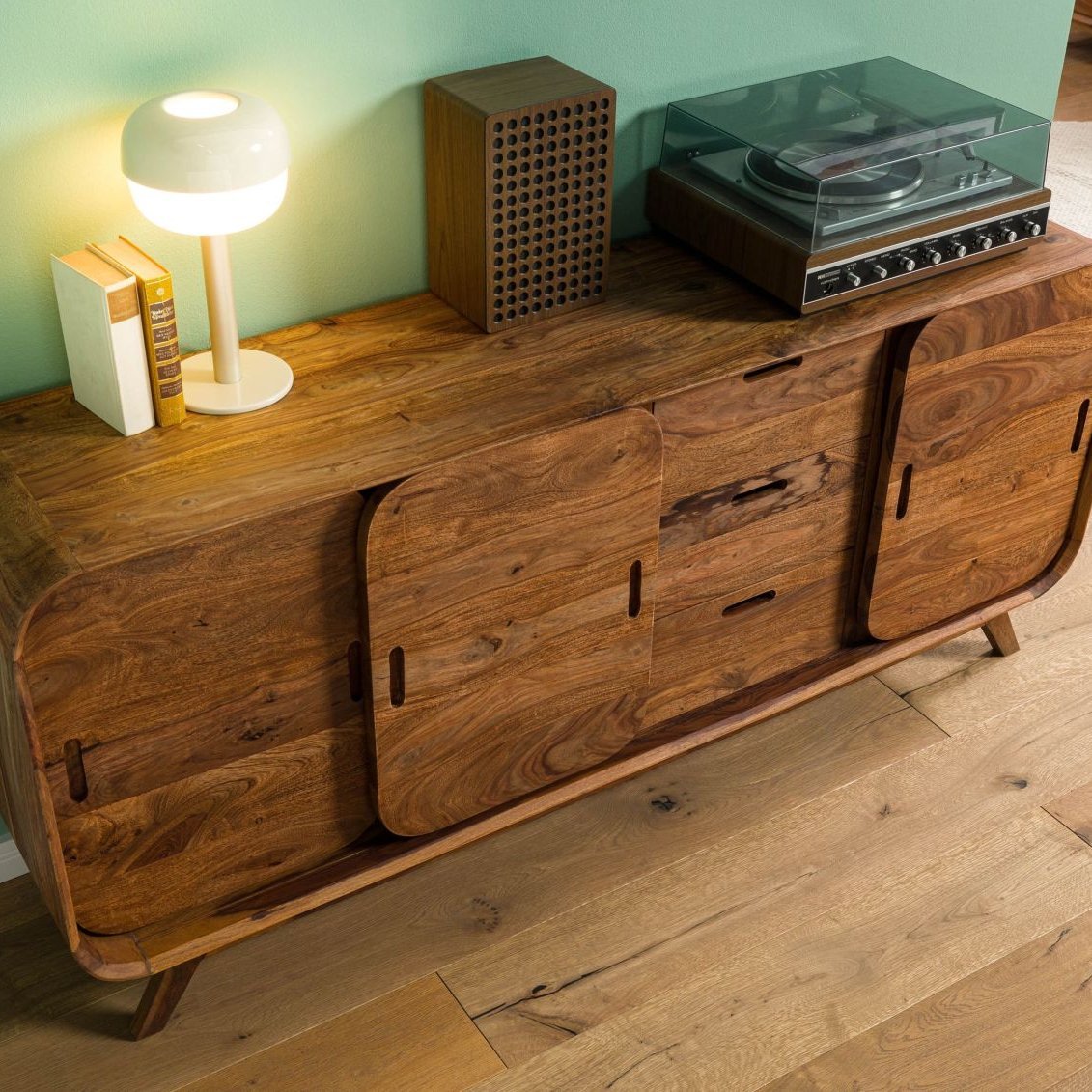 Corbett Sheesham Wood Sideboard - Image 2
