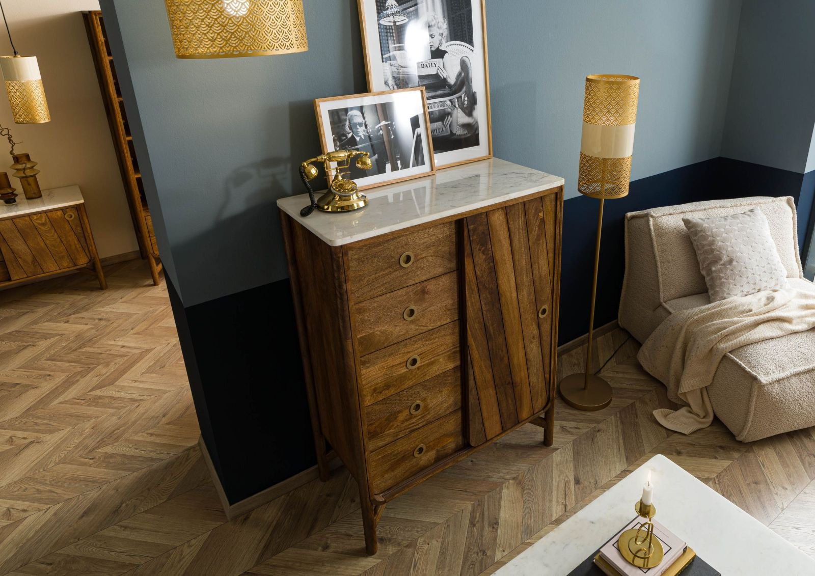 Darien Mango Wood Chest Of Drawers #22 - Image 2