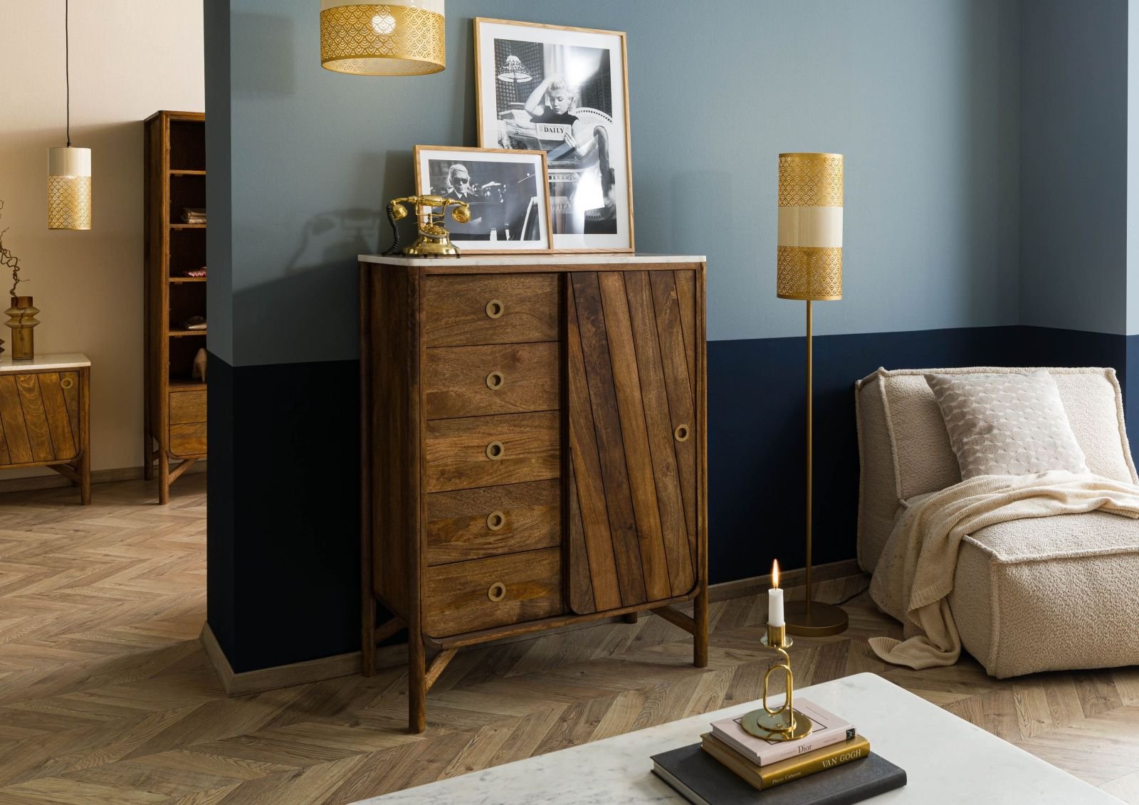 Darien Mango Wood Chest Of Drawers #22 - Image 3