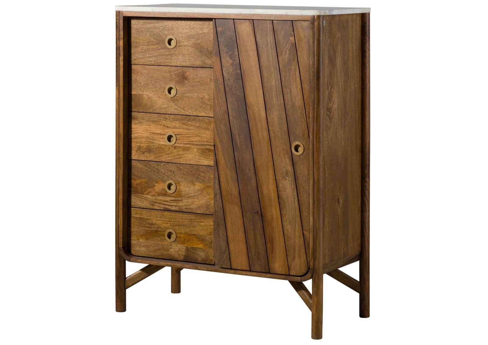 Darien Mango Wood Chest Of Drawers #22 - Image 9