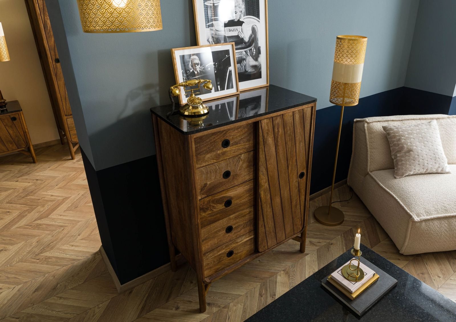 Darien Mango Wood Chest Of Drawers #18 - Image 2