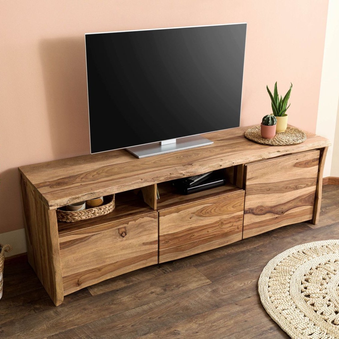 Ranthambhor Sheesham Wood TV Unit Medium - Image 2